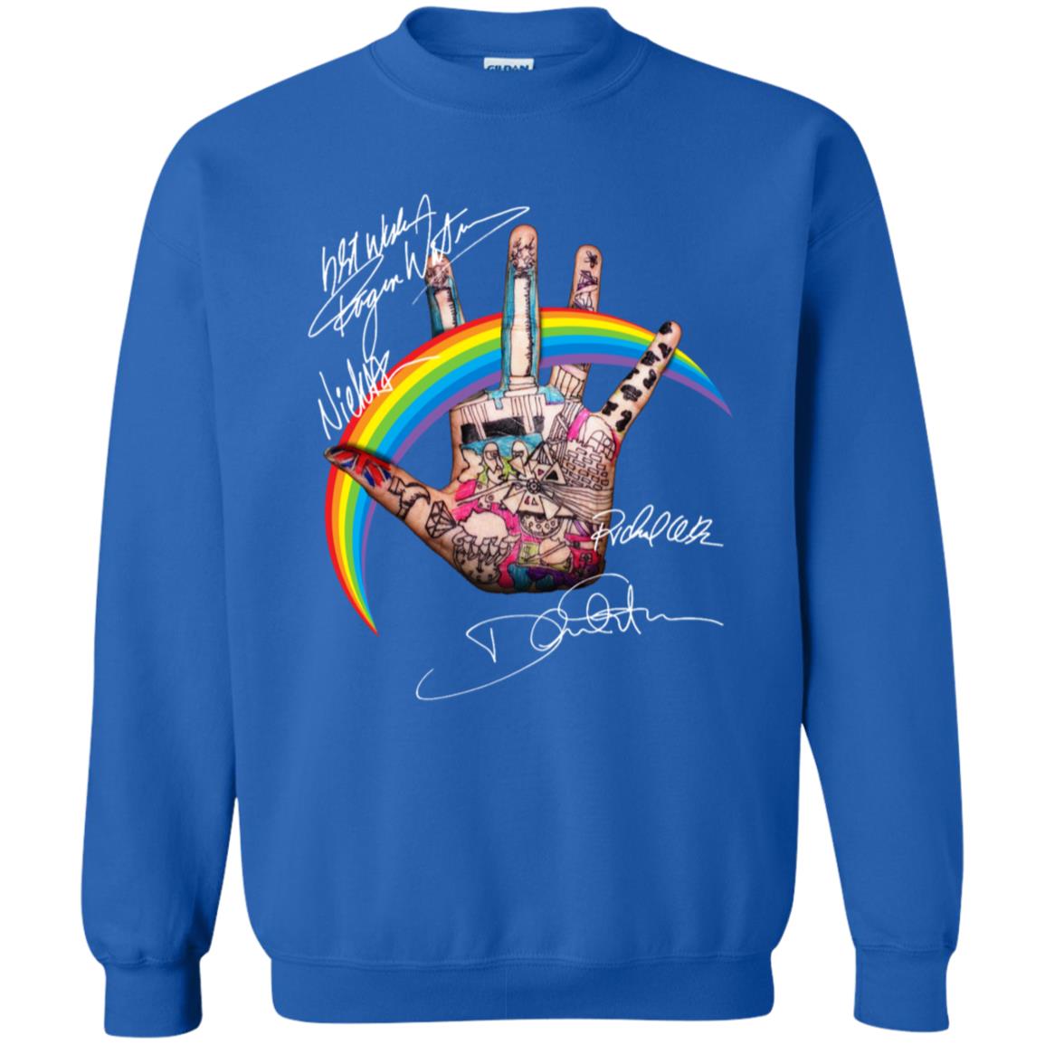 Pink Floyd Rainbow Hand Sign Shirt Gift for Men Women Fans Gift for Men Women Fans Pink Floyd Rainbow Hand Sign Shirt Gift for Men Women Fans Gift for Men Women Fans