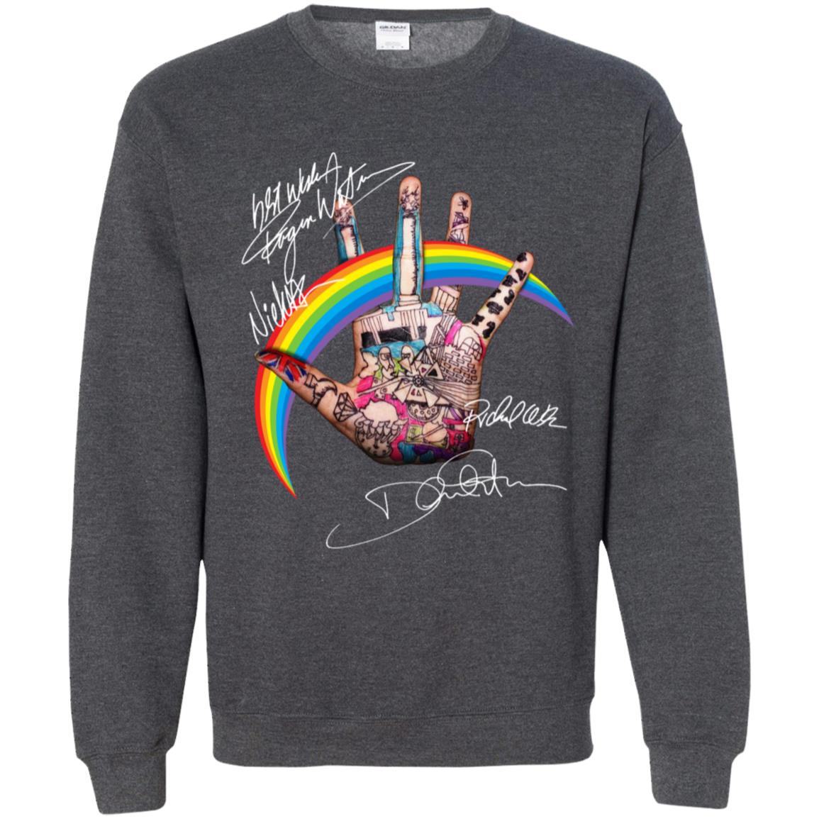 Pink Floyd Rainbow Hand Sign Shirt Gift for Men Women Fans Gift for Men Women Fans Pink Floyd Rainbow Hand Sign Shirt Gift for Men Women Fans Gift for Men Women Fans