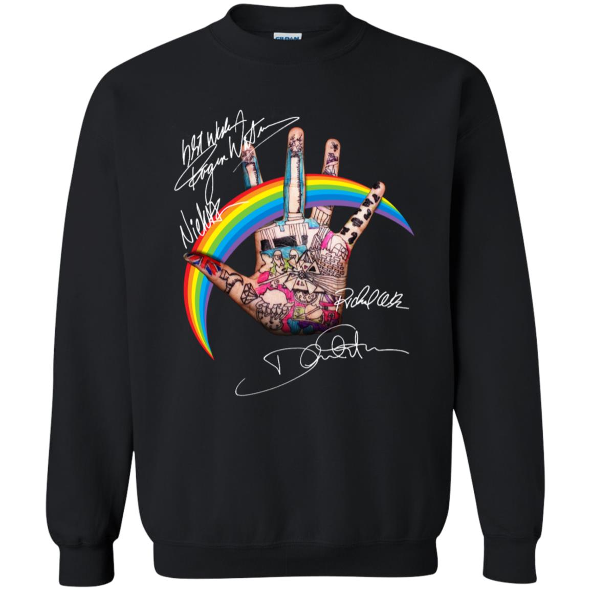 Pink Floyd Rainbow Hand Sign Shirt Gift for Men Women Fans Gift for Men Women Fans Pink Floyd Rainbow Hand Sign Shirt Gift for Men Women Fans Gift for Men Women Fans