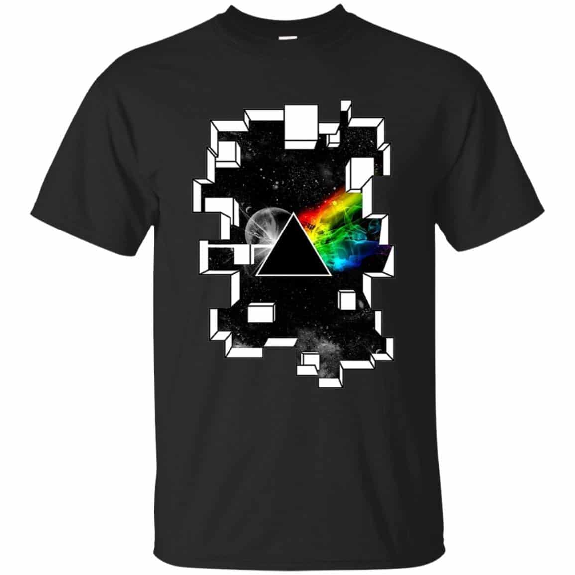 Dark Side of the Moon Galaxy Break Wall Pink Floyd Shirt Gift for Men Women Fans Gift for Men Women Fans