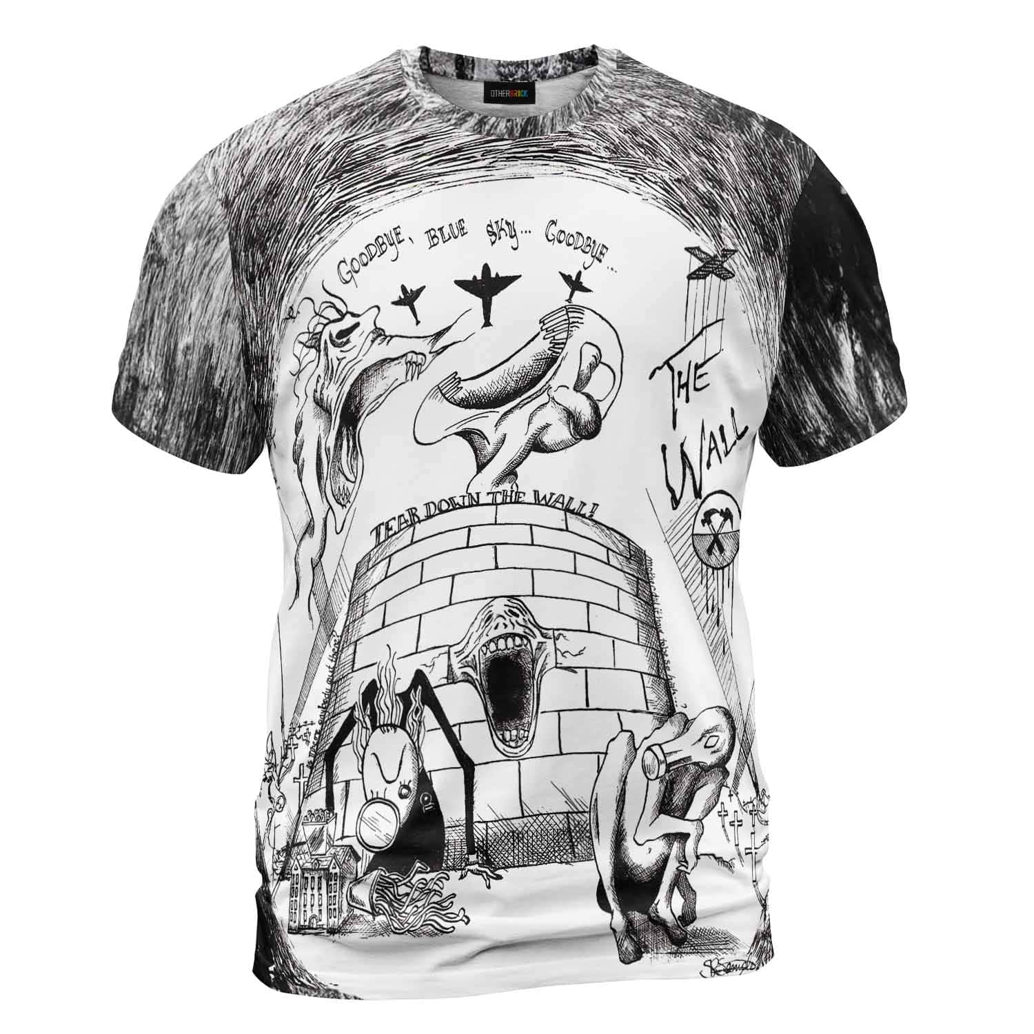 Goodbye Blue Sky Pink Floyd The Wall Shirt Gift for Men Women Fans Gift for Men Women Fans