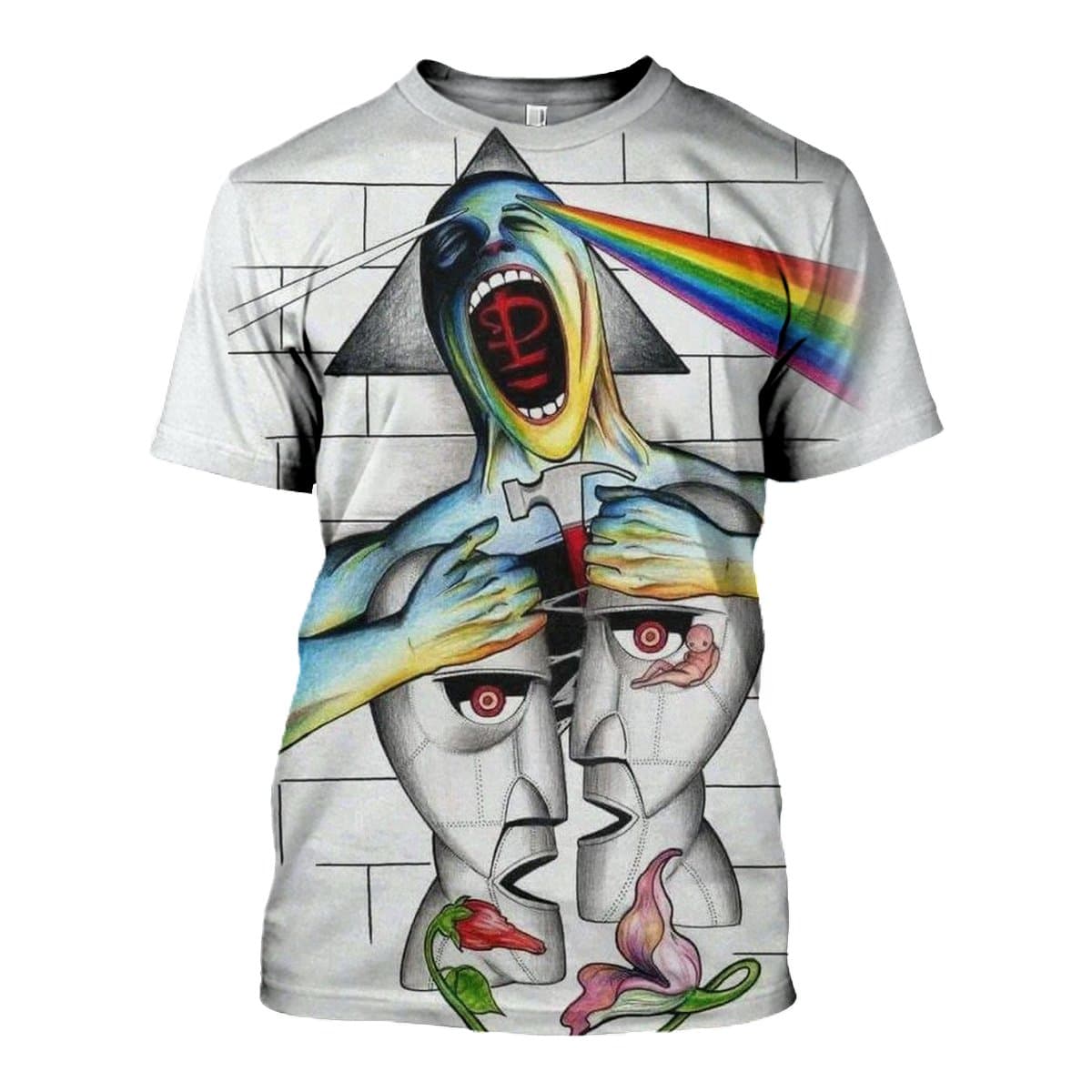 Division Bell Meets The Dark Side Of The Wall Pink Floyd Shirt Gift for Men Women Fans Gift for Men Women Fans