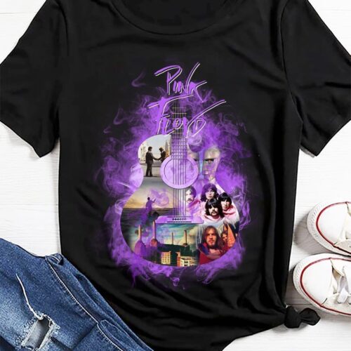 Pink Floyd Guitar Art 2 Shirt Gift for Men Women Fans Gift for Men Women Fans