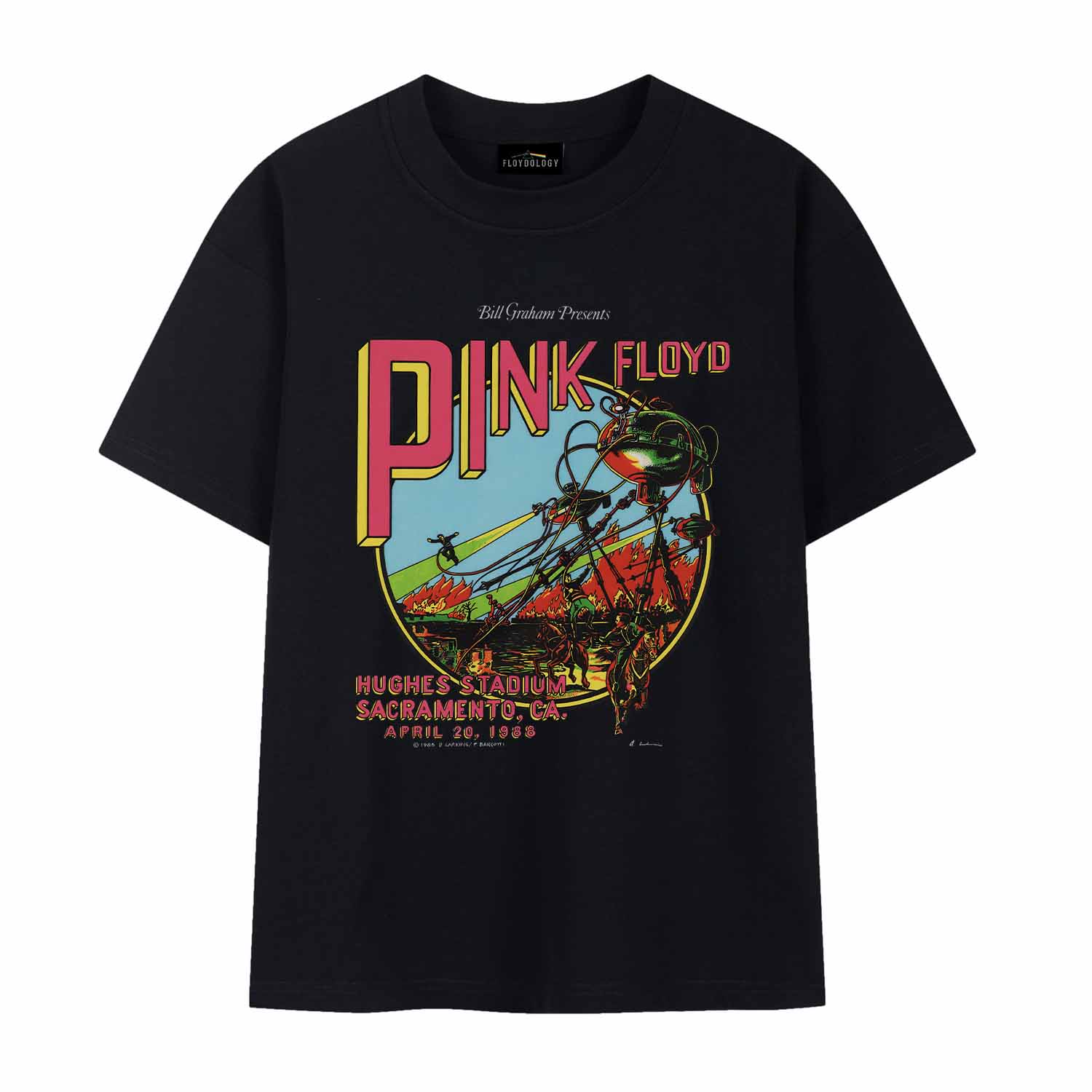 Hughes Stadium Sacramento Concert Vintage Pink Floyd Shirt Gift for Men Women Fans Gift for Men Women Fans