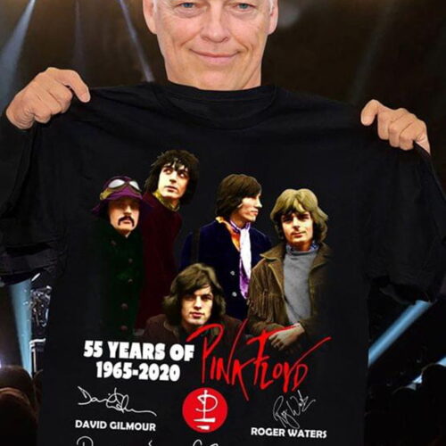 55 Years Of Pink Floyd 1965-2020 Signatures Shirt Gift for Men Women Fans Gift for Men Women Fans