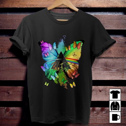 Nick Mason Butterfly x Dark Side Of The Moon Pink Floyd Shirt Gift for Men Women Fans Gift for Men Women Fans