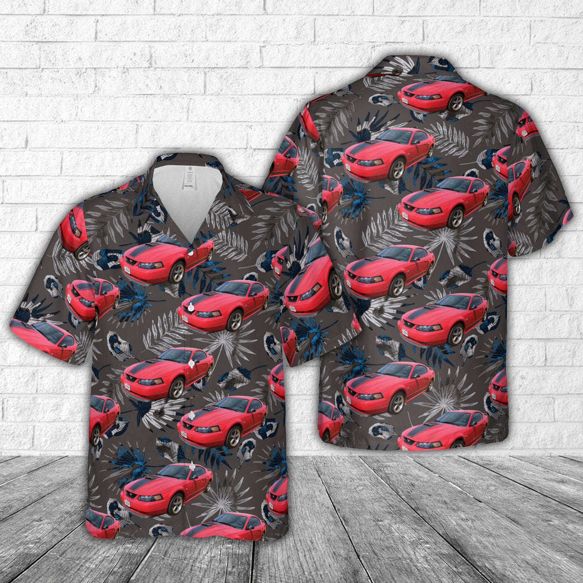 2004 Ford Mustang Mach 1 Hawaiian Shirt Gift for Men Dad Father Gift for Men Dad Father