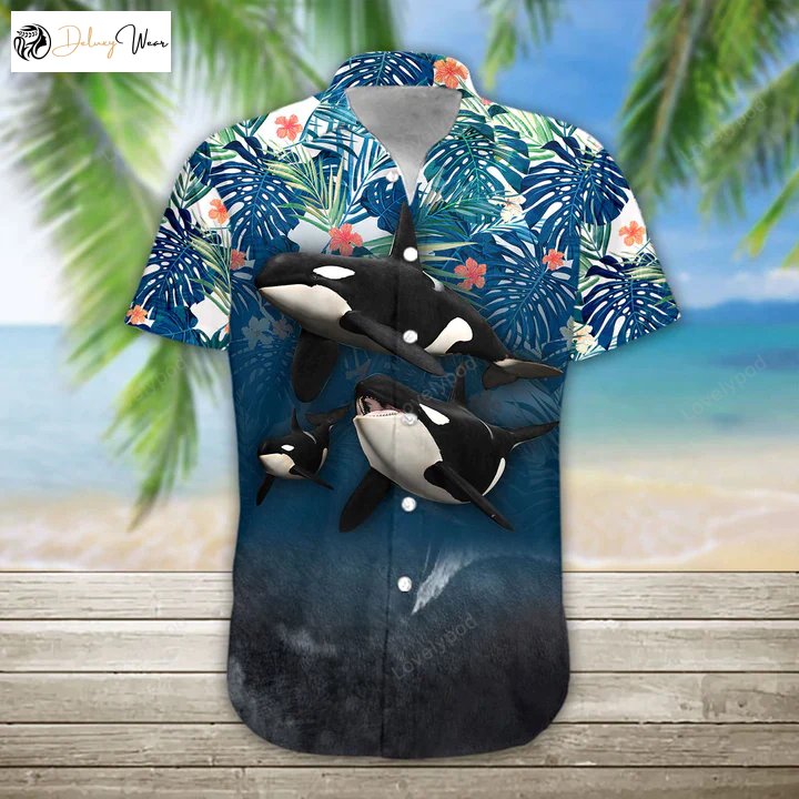 Stay Stylish in 3D Summer Whale Hawaiian Shirt – Perfect for Men & Women