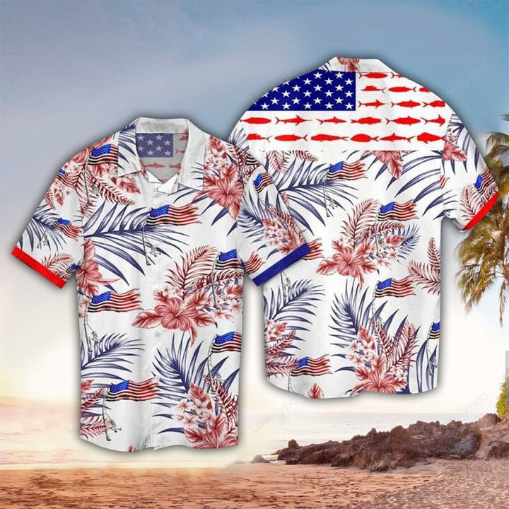 Happy Independence Day Hawaiian Shirt: Celebrate 4th of July in Style!