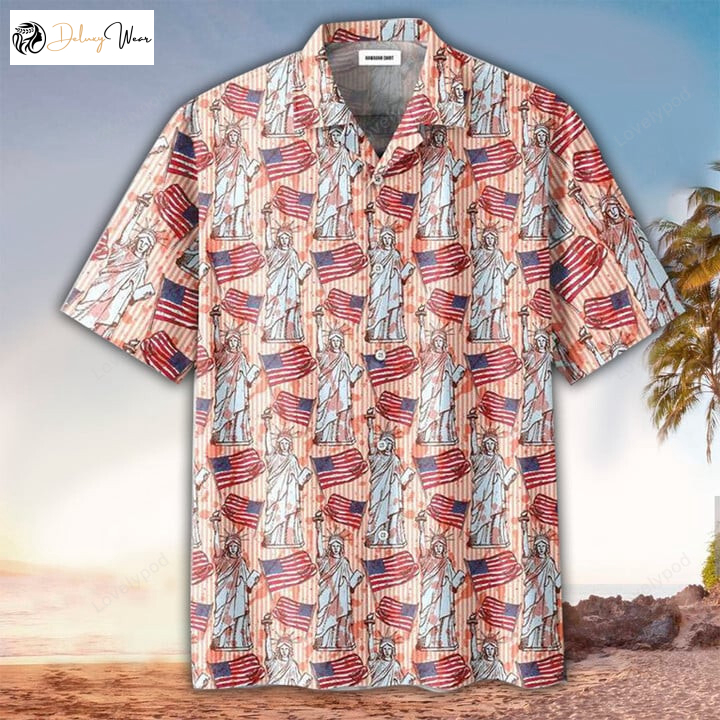 Happy Independence Day Hawaiian Shirt: Celebrate 4th of July in Style!