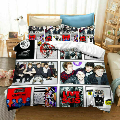 5 Seconds Of Summer 1 Bedding Set Decor Gift For Men Women Decor Gift For Men Women G95