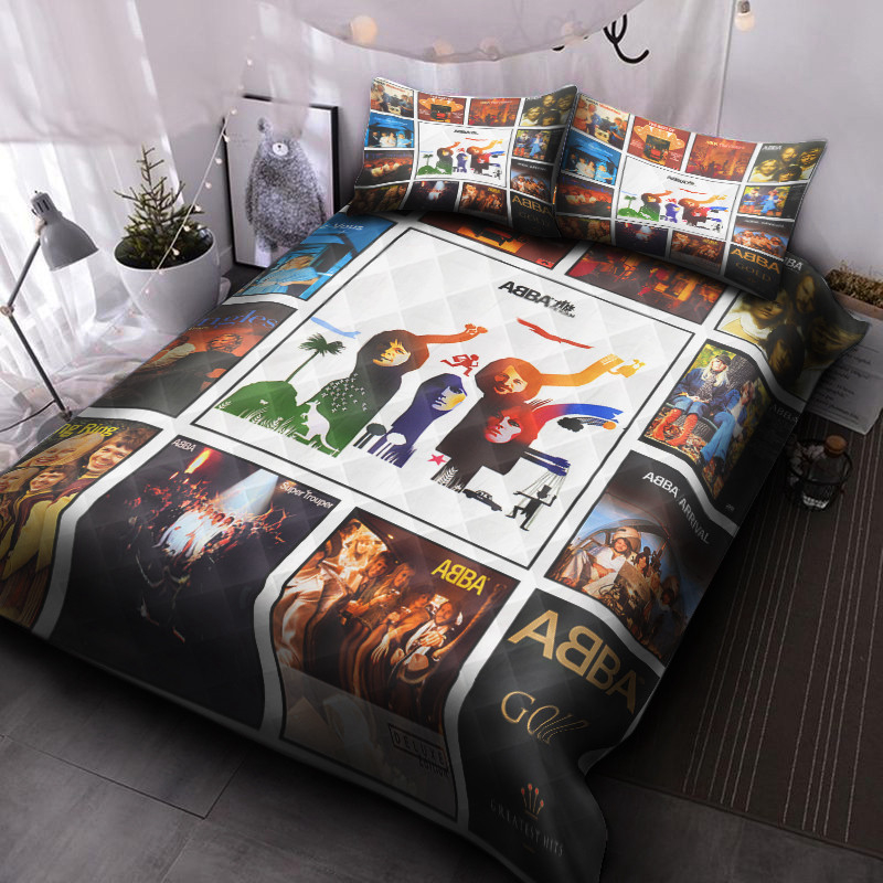ABBA Band Lover Bedding Set Decor Gift For Men Women Decor Gift For Men Women G95