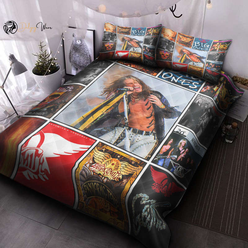 Aerosmith 1 Bedding Set Decor Gift For Men Women Decor Gift For Men Women G95