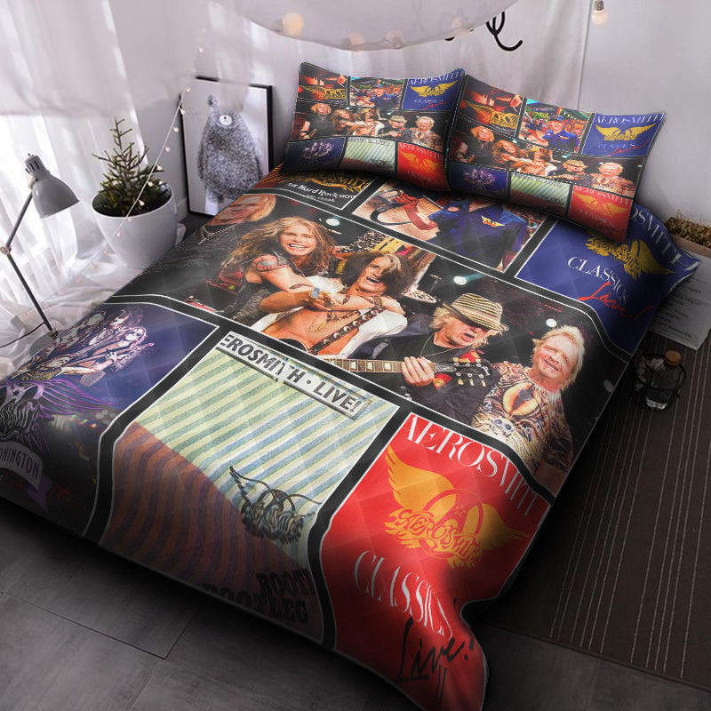 Aerosmith Bedding Set Decor Gift For Men Women Decor Gift For Men Women G95