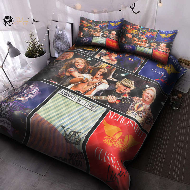 Aerosmith Bedding Set Decor Gift For Men Women Decor Gift For Men Women G95