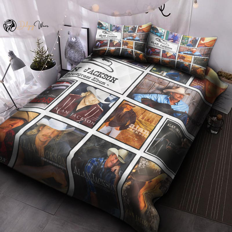 Alan Jackson Bedding Set Decor Gift For Men Women Decor Gift For Men Women G95