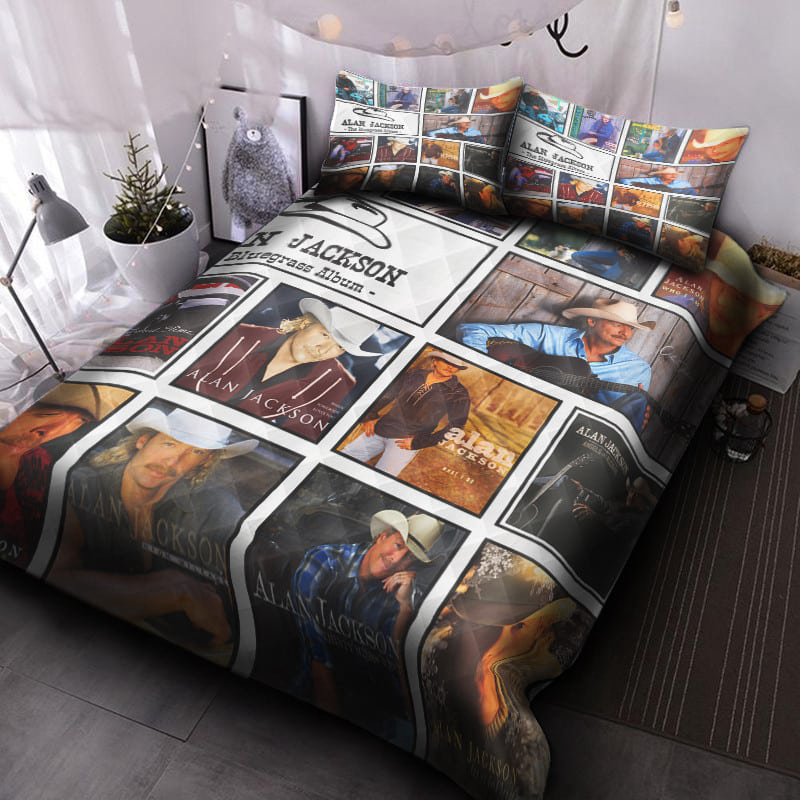 Alan Jackson Bedding Set Decor Gift For Men Women Decor Gift For Men Women G95