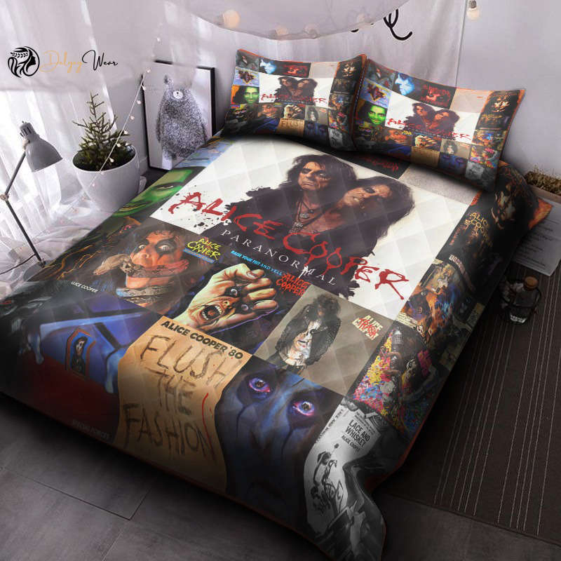 Alice Cooper Bedding Set Decor Gift For Men Women Decor Gift For Men Women CH