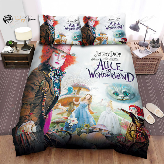 Alice In Wonderland 1 Bedding Set Decor Gift For Men Women Decor Gift For Men Women G95
