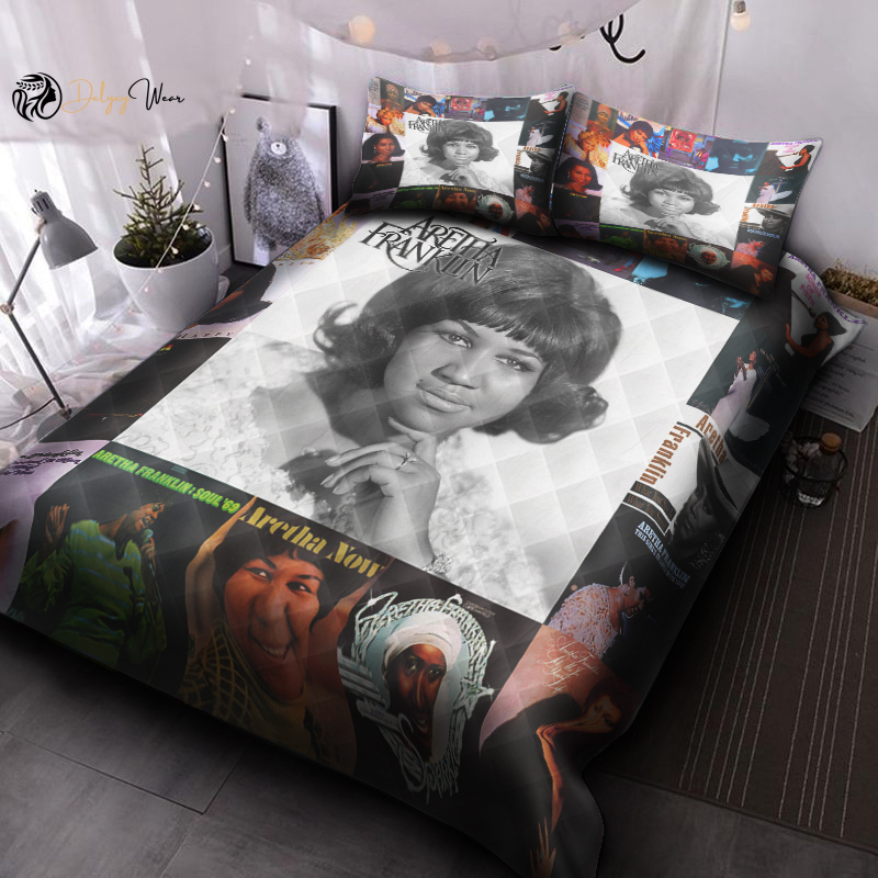 Aretha Franklin Bedding Set Decor Gift For Men Women Decor Gift For Men Women G95