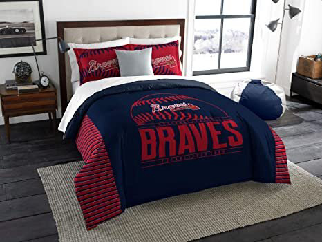 Atlanta Braves Bedding Set Decor Gift For Men Women Decor Gift For Men Women G95