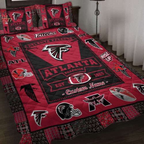 Atlanta Falcons 1 Bedding Set Decor Gift For Men Women Decor Gift For Men Women G95