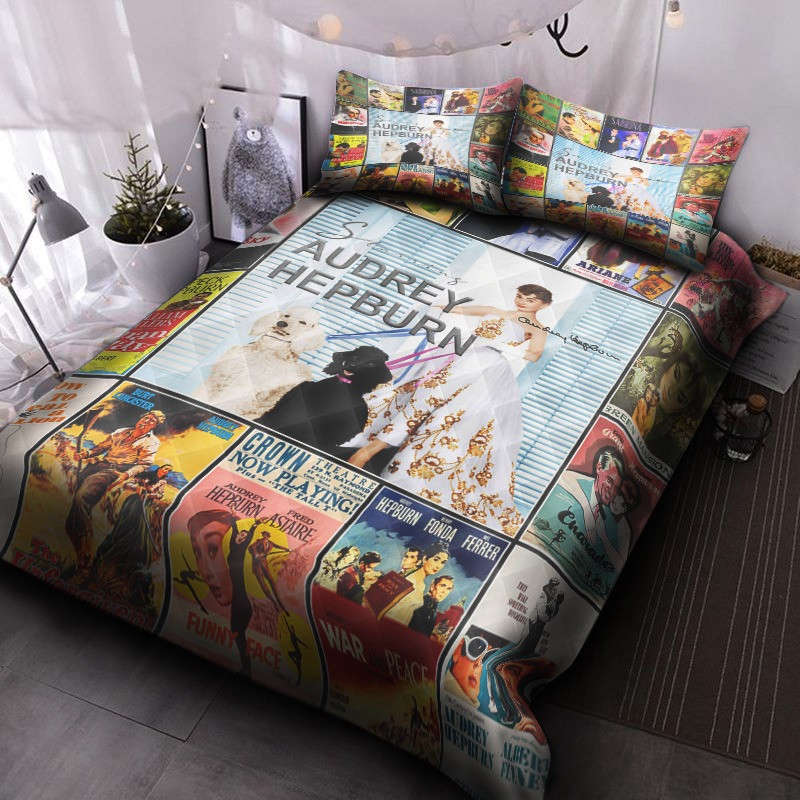 Audrey Hepburn Bedding Set Decor Gift For Men Women Decor Gift For Men Women G95