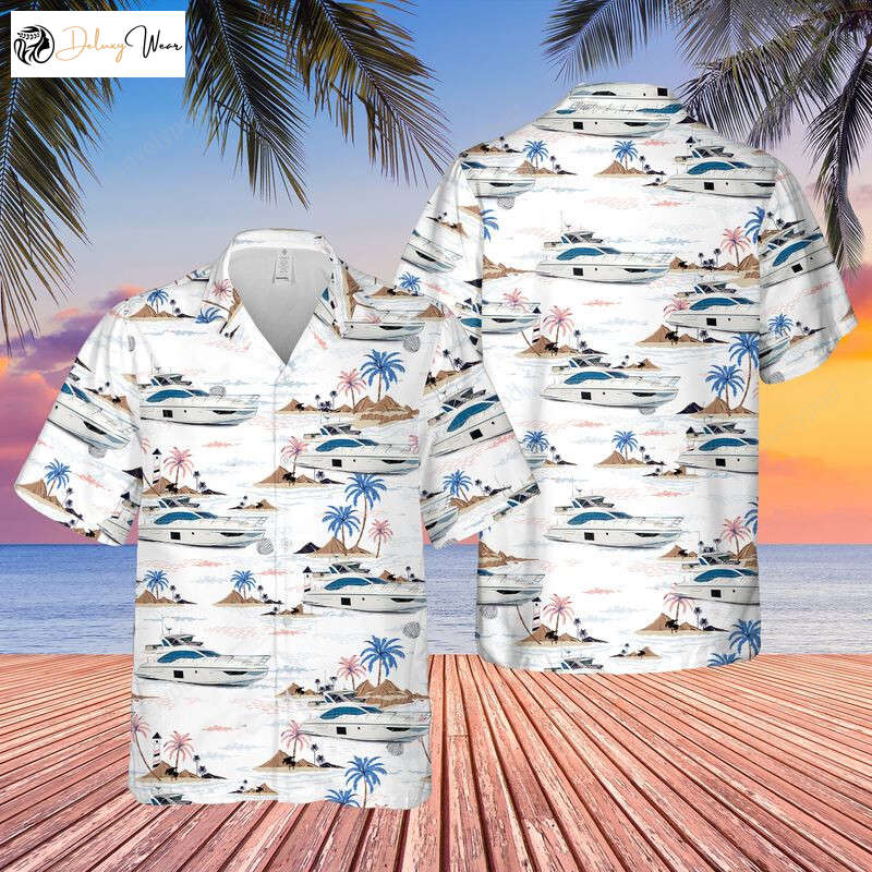 Experience Paradise with Azimut Yacht USA Hawaiian Shirt Gift for Men Women Fans - Premium Quality Stylish Design