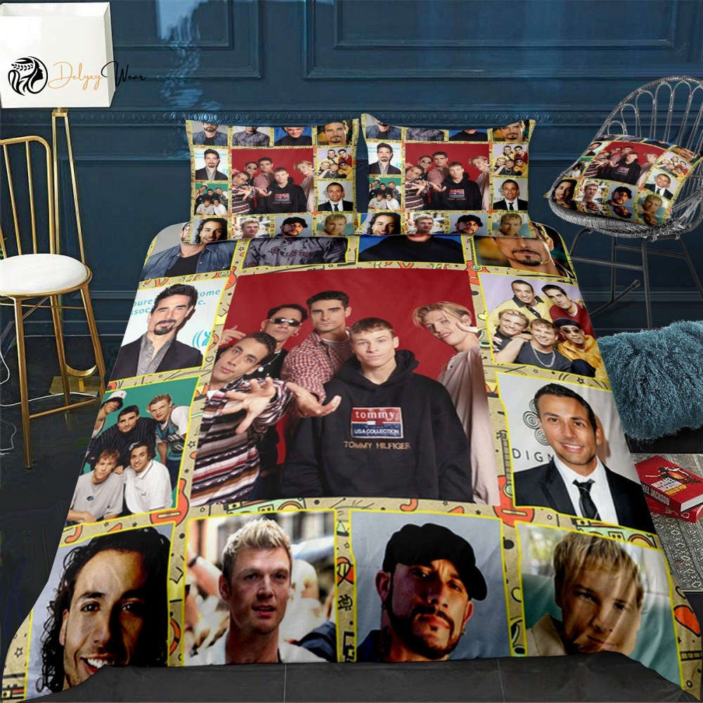 Backstreet Boys 3 Bedding Set Decor Gift For Men Women Decor Gift For Men Women G95