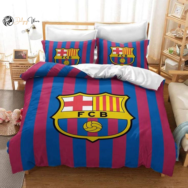 Barcelona Fc Bedding Set Decor Gift For Men Women Decor Gift For Men Women G95