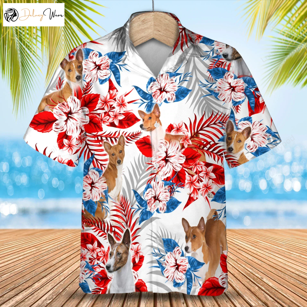 Basenji Hawaiian Shirt Gift for Men Women Fans – Trendy Summer Aloha Gift for Men & Women