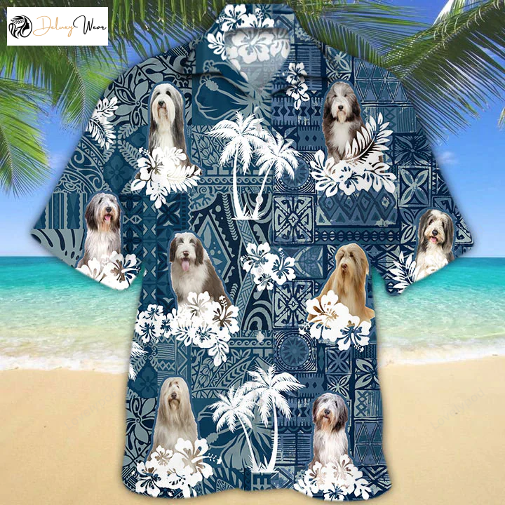 Stylish Bearded Collie Hawaiian Shirt Gift for Men Women Fans: Perfect Blend of Fun and Fashion