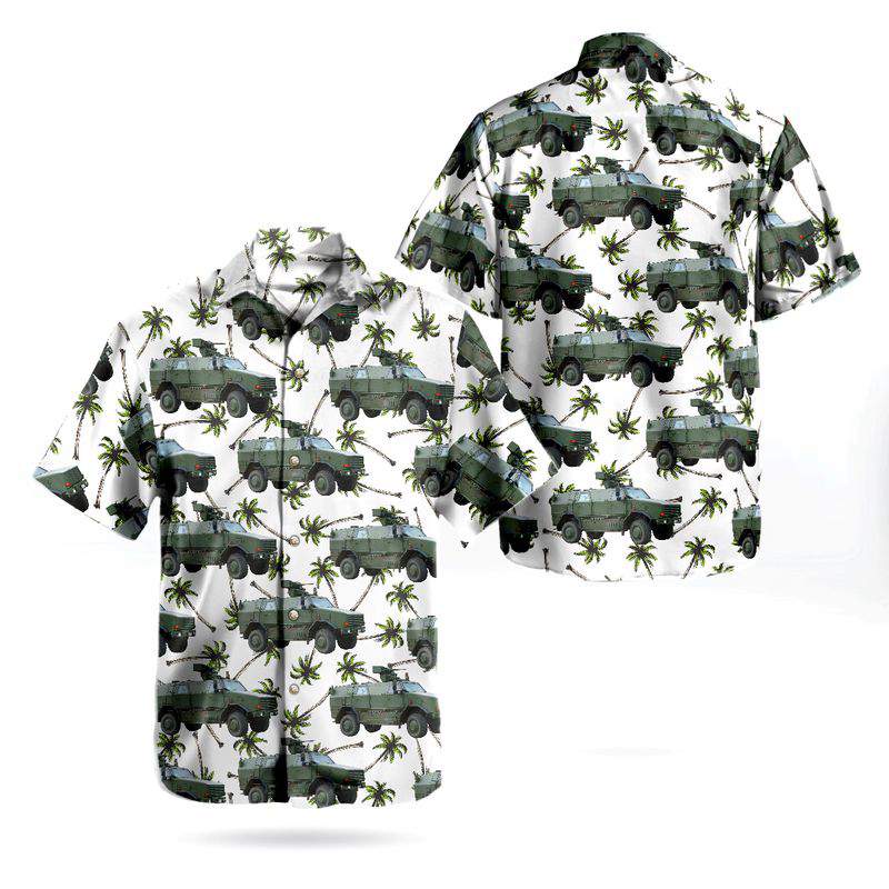 Belgian Land Component ATF Dingo 2 MPPV Hawaiian Shirt Gift for Men Dad Father Gift for Men Dad Father