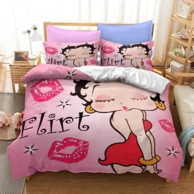 Betty Boop 1 Bedding Set Decor Gift For Men Women Decor Gift For Men Women G95