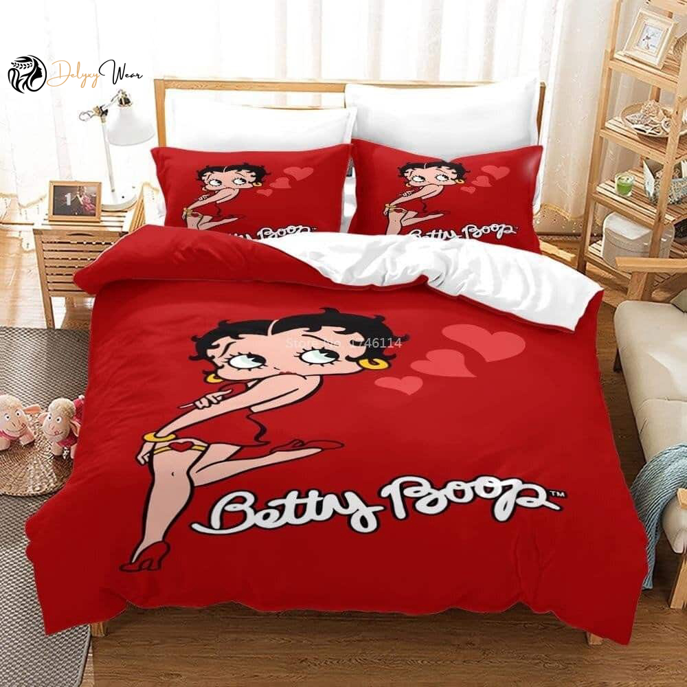 Betty Boop 1 Bedding Set Decor Gift For Men Women Decor Gift For Men Women N98