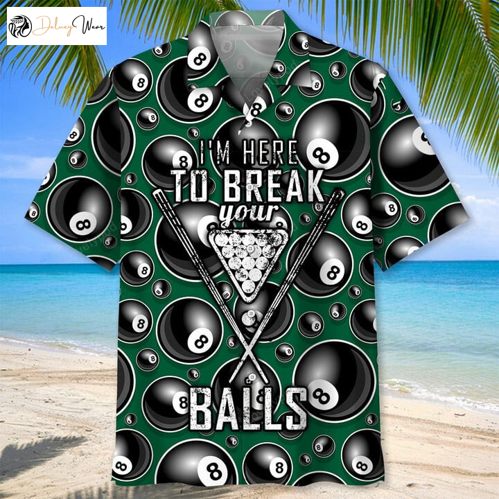 Billiard Break Hawaiian Shirt Gift for Men Women Fans – Gift for Men & Billiard Team Players