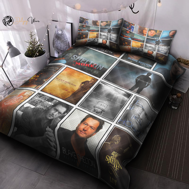 Blake shelton Quilt Bedding Set Decor Gift For Men Women Decor Gift For Men Women G95
