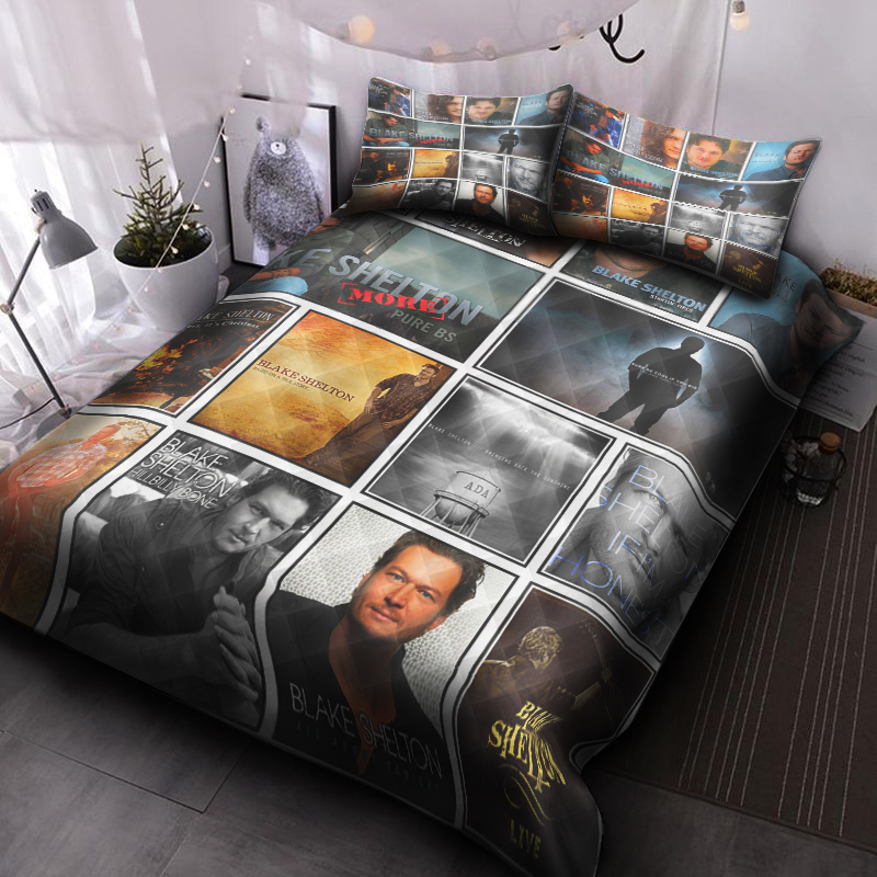 Blake shelton Quilt Bedding Set Decor Gift For Men Women Decor Gift For Men Women G95