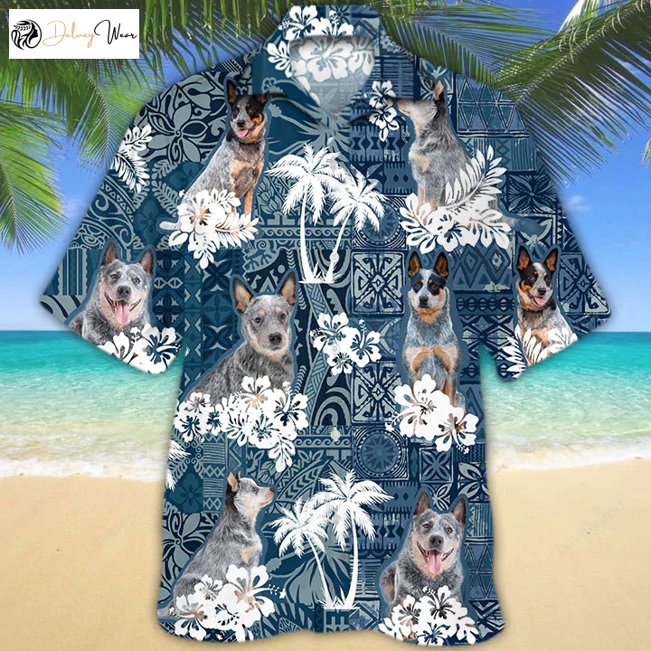 Stylish Blue Heeler Hawaiian Shirt: Perfect Blend of Comfort & Trend Shop Now!