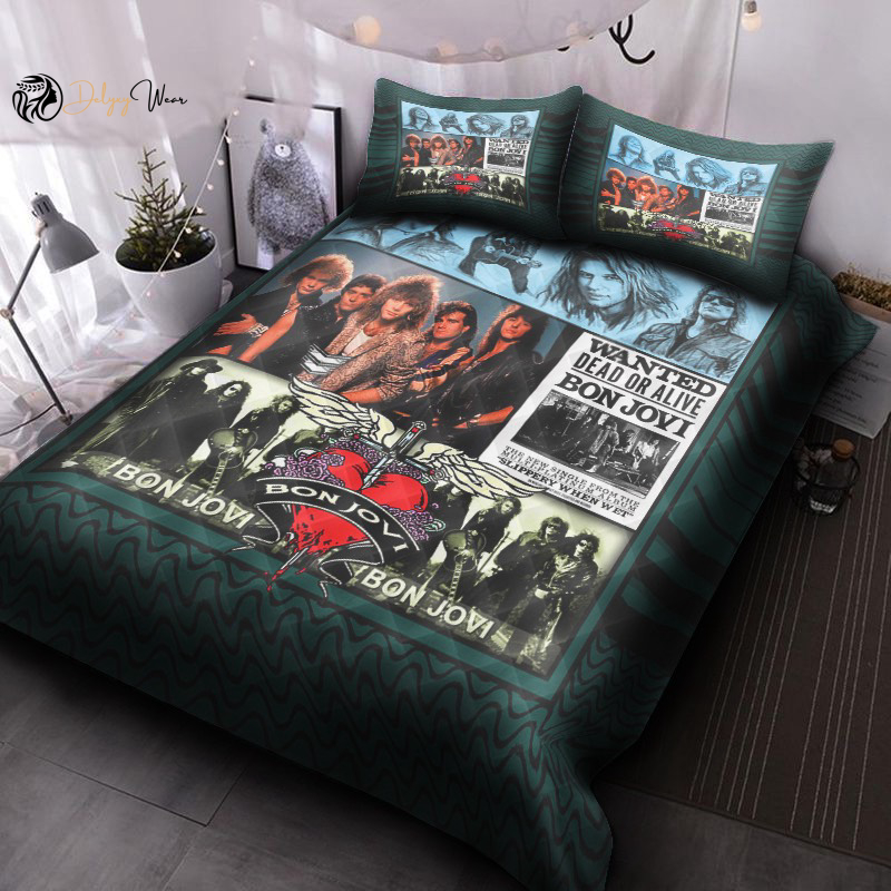 Bon Jovi 1 Bedding Set Decor Gift For Men Women Decor Gift For Men Women G95