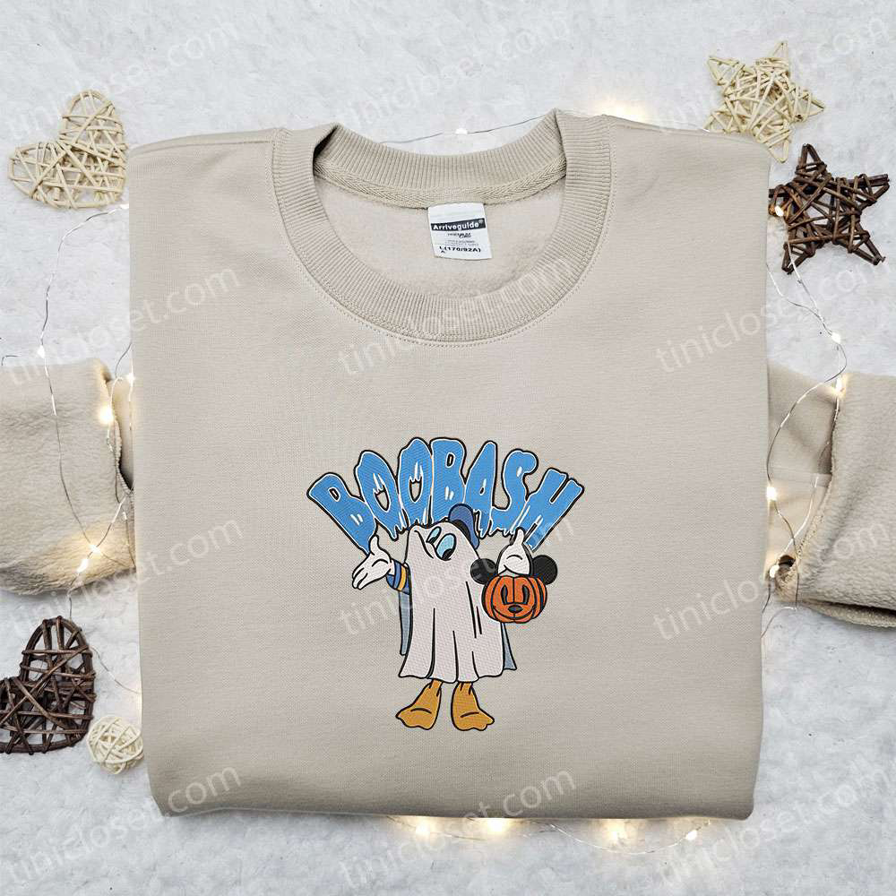 Spooky Boobash Duck Ghost Pumpkin Hoodie: Cool Embroidered Sweatshirt & Amazing Halloween T-shirt Spooky Boobash Duck Ghost Pumpkin Hoodie: Cool Embroidered Sweatshirt & Amazing Halloween T-shirt