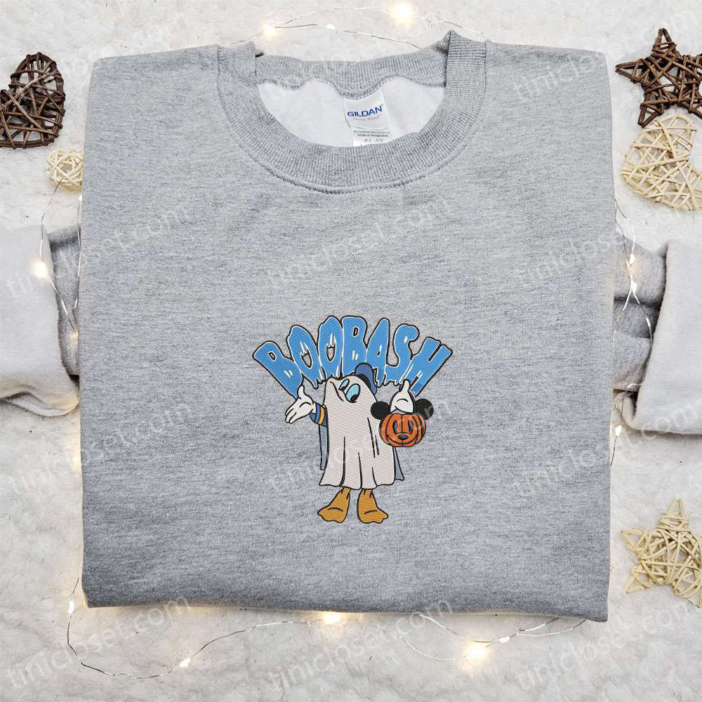 Spooky Boobash Duck Ghost Pumpkin Hoodie: Cool Embroidered Sweatshirt & Amazing Halloween T-shirt Spooky Boobash Duck Ghost Pumpkin Hoodie: Cool Embroidered Sweatshirt & Amazing Halloween T-shirt