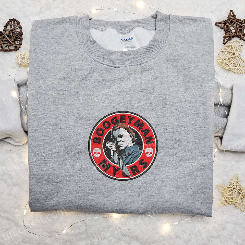 Boogeyman Myers Rise: Horror Movie Embroidered Shirt Best Halloween Gift – Limited Edition!