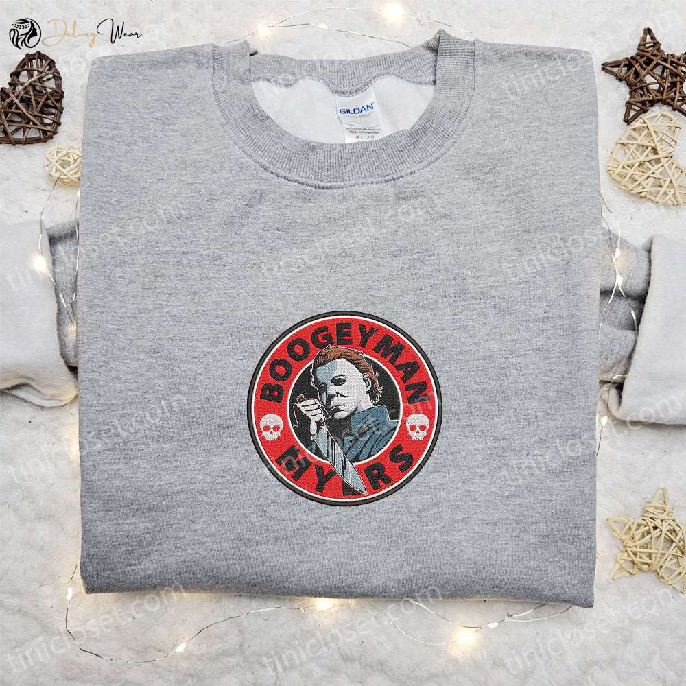 Boogeyman Myers Rise: Horror Movie Embroidered Shirt Best Halloween Gift – Limited Edition!