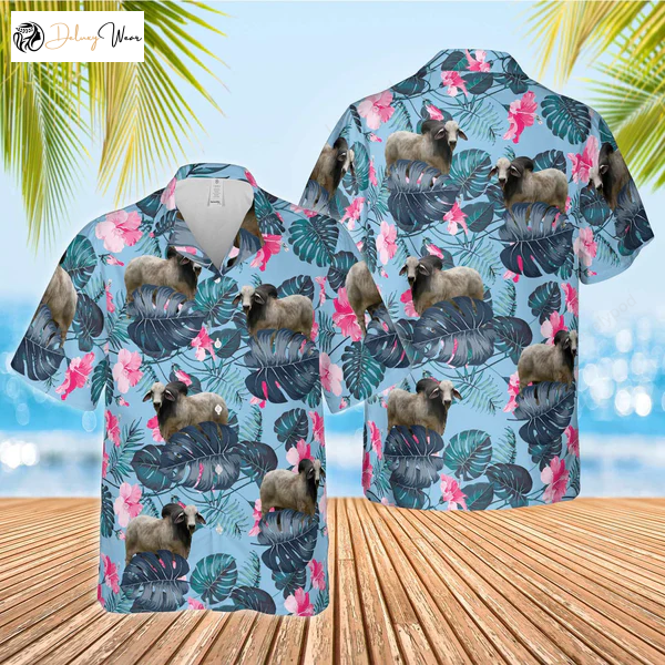 Brahman Blue Hibiscus Hawaiian Shirt Gift for Men Women Fans: Stylish & Vibrant Tropical Attire