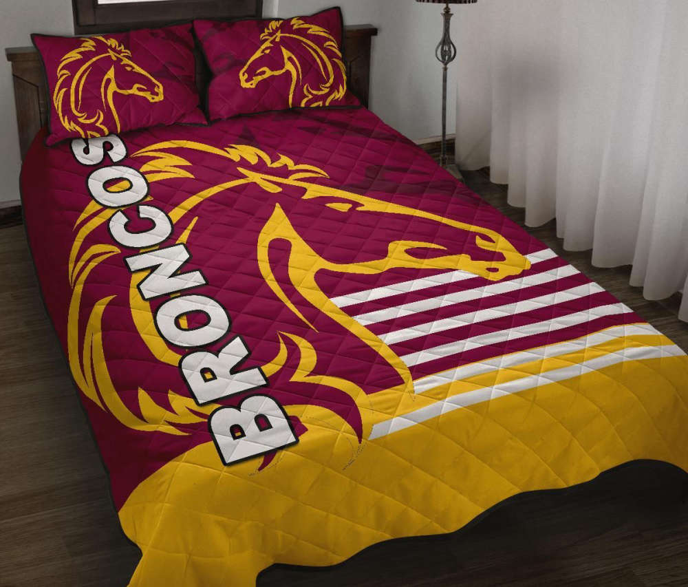 Brisbane Broncos Quilt Bedding Set Decor Gift For Men Women Decor Gift For Men Women G95 Brisbane Broncos Quilt Bedding Set Decor Gift For Men Women Decor Gift For Men Women G95