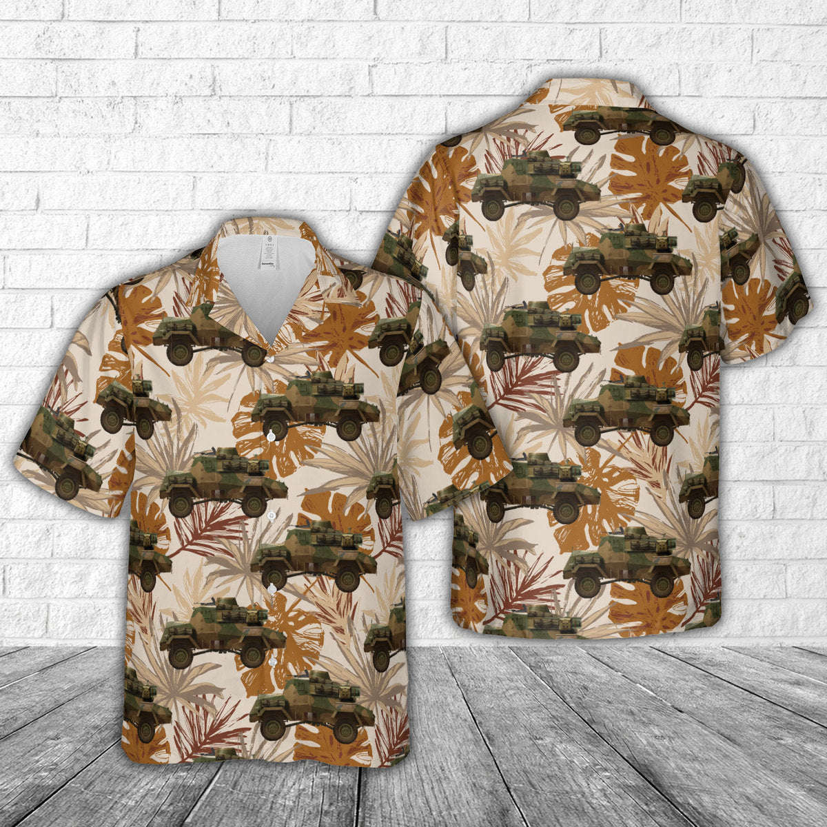 British Army Otter Mk.I, British 23th Armoured Brigade Hawaiian Shirt Gift for Men Dad Father Gift for Men Dad Father