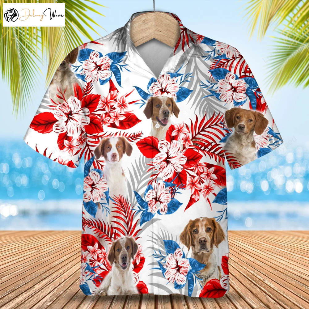 Brittany Flower Hawaiian Shirt: Stylish Summer Aloha Shirt for Men and Women