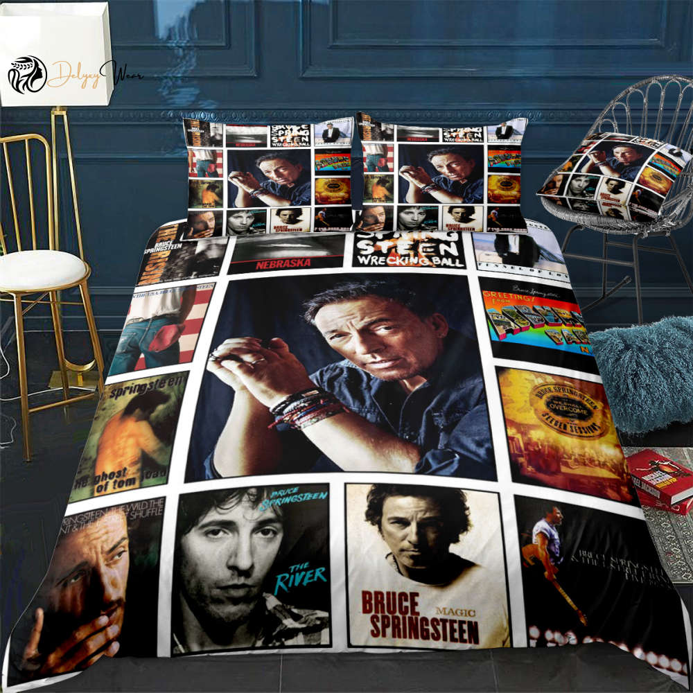 Bruce Springsteen 2 Bedding Set Decor Gift For Men Women Decor Gift For Men Women G95