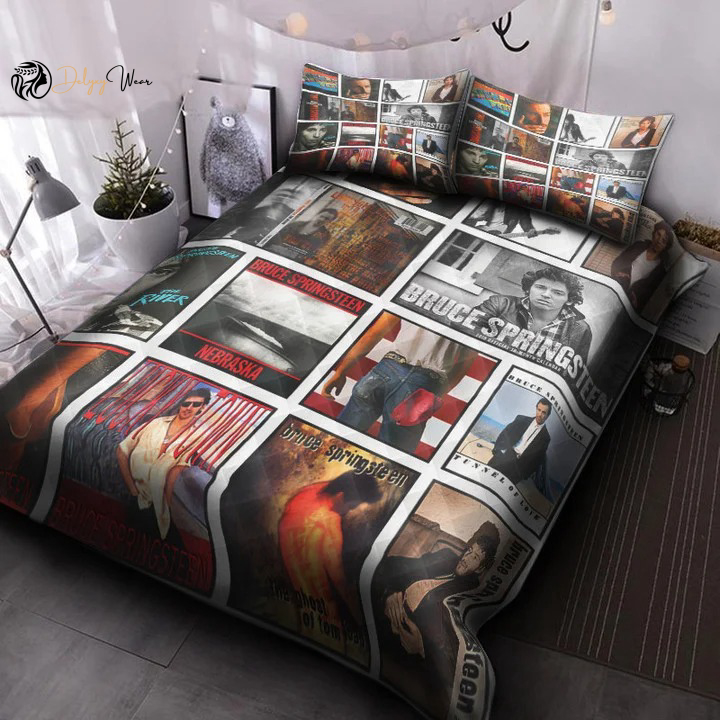 Bruce Springsteen Bedding Set Decor Gift For Men Women Decor Gift For Men Women G95
